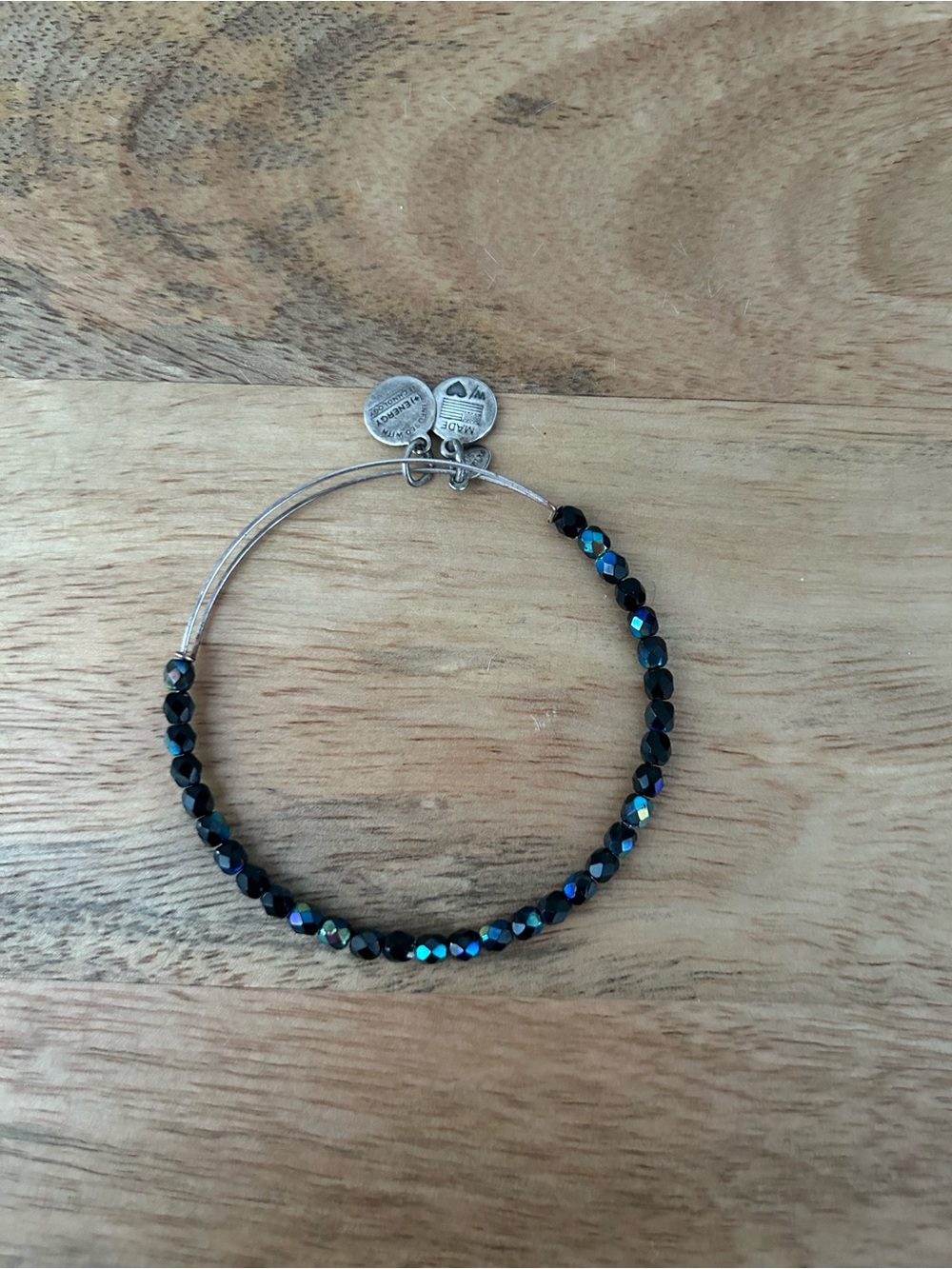 Alex and Ani Midnight “Rock
Candy” Beaded Bracelet